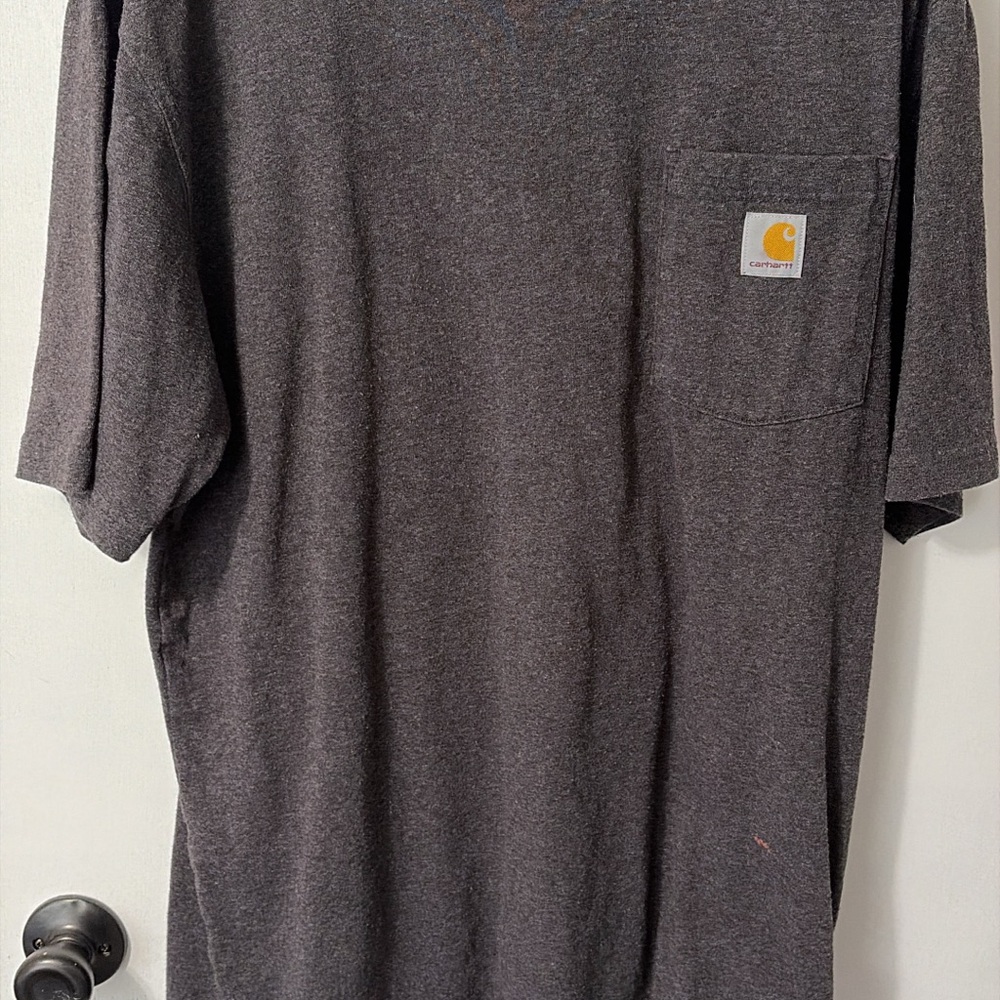 Carhartt Men's Charcoal Pocket Tee